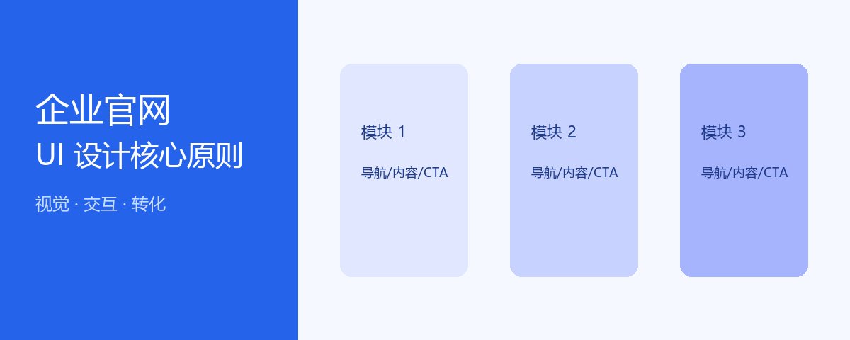 企业官网UI设计核心原则：如何用界面设计提升品牌信任与询盘转化？