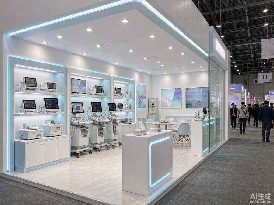 医疗器械展台隐私洽谈 实景配图