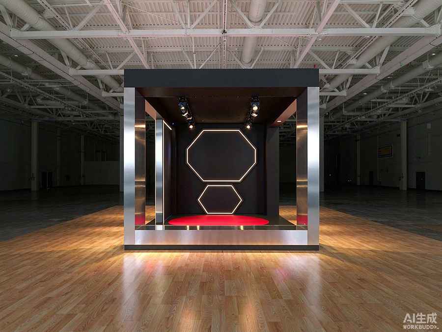 完工展台与灯光效果