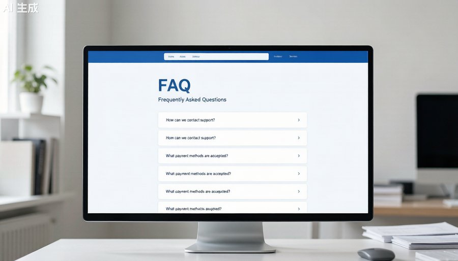 企业官网FAQ页面设计指南：如何打造提升转化与SEO/GEO表现的常见问题页？