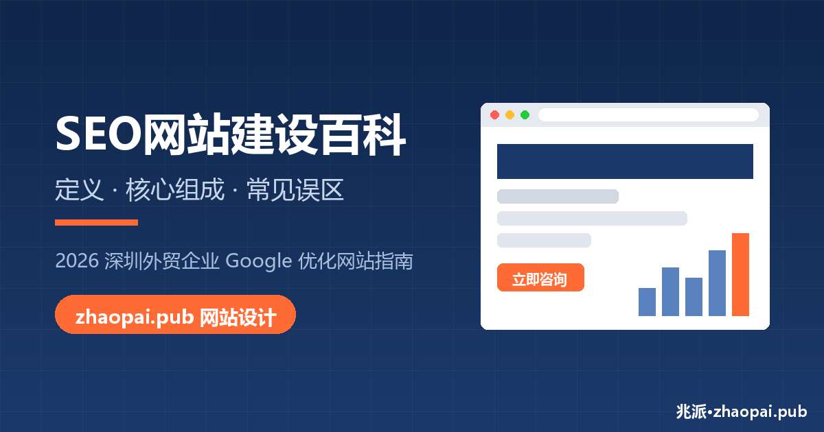 SEO网站建设是什么？2026深圳外贸企业Google优化网站定义、核心组成与误区全解