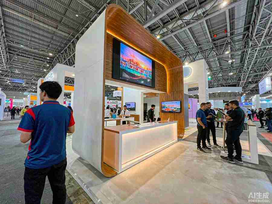 展会现场运营规范 实景配图