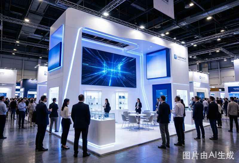 国际展会特装展台搭建完工效果_展台设计搭建